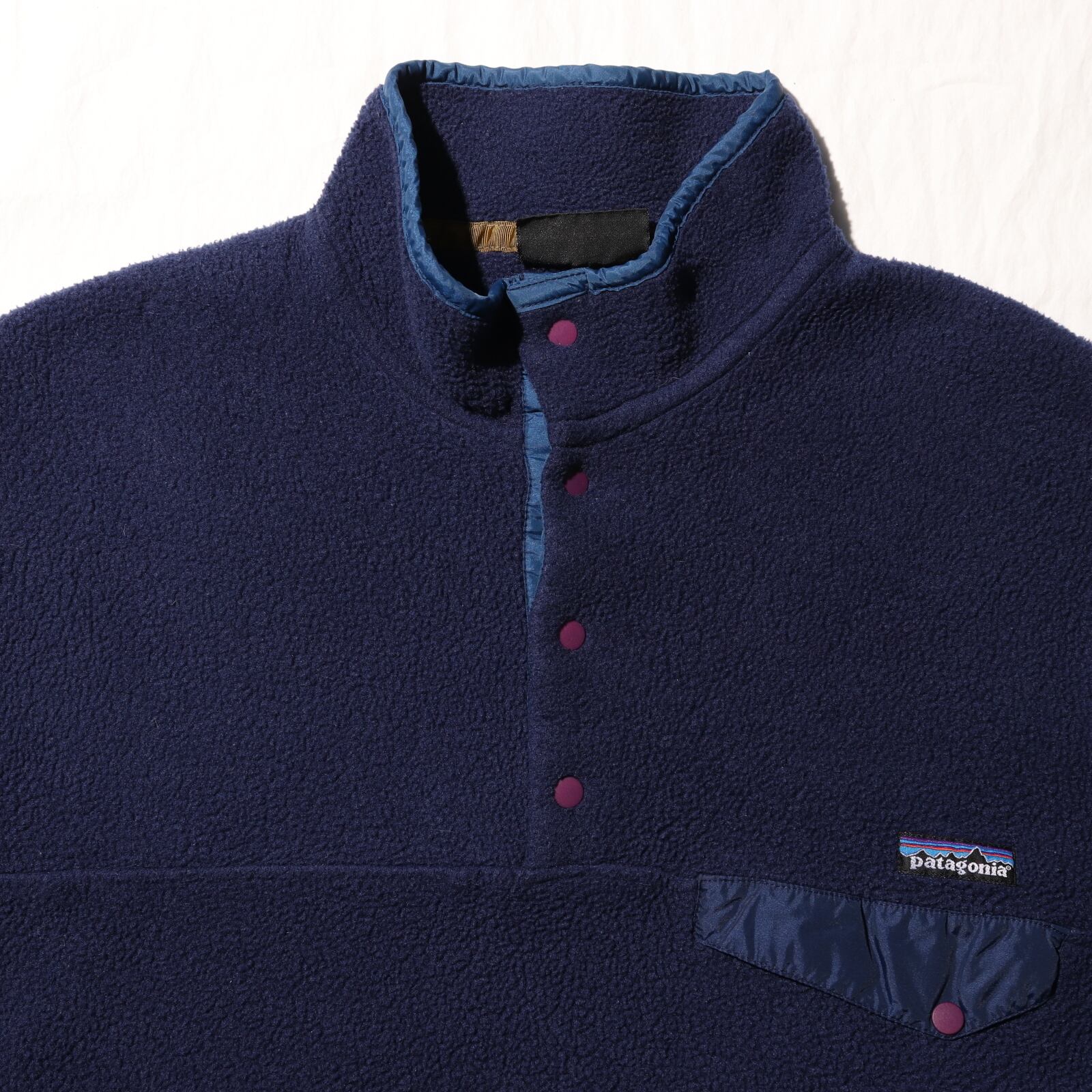 美品 M 97年 ネイビー シンチラスナップT Patagonia パタゴニア 