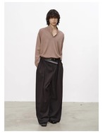 JCAESAR STUDIO Striped Wide Trousers