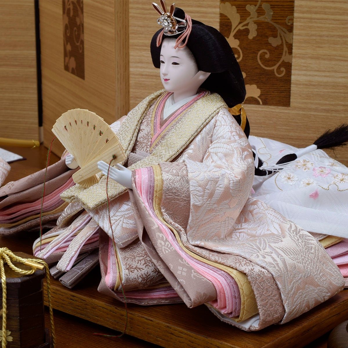 雛人形 親王飾り【和楽・桐竹鳳凰】おしゃれ｜モダン｜今どき