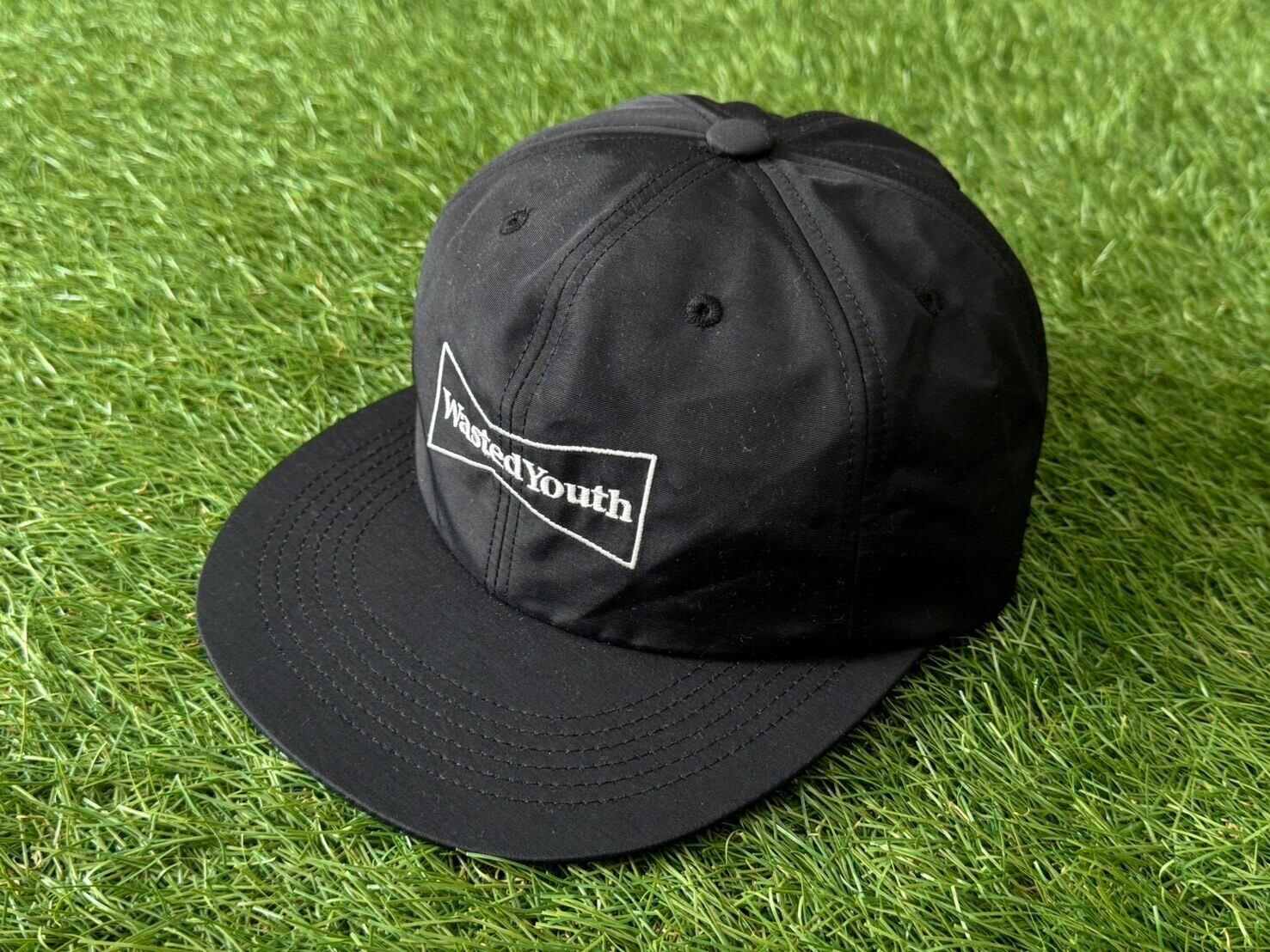 WASTED YOUTH NYLON 6-PANEL CAP BLACK 58057 | BRAND BUYERS OSAKA