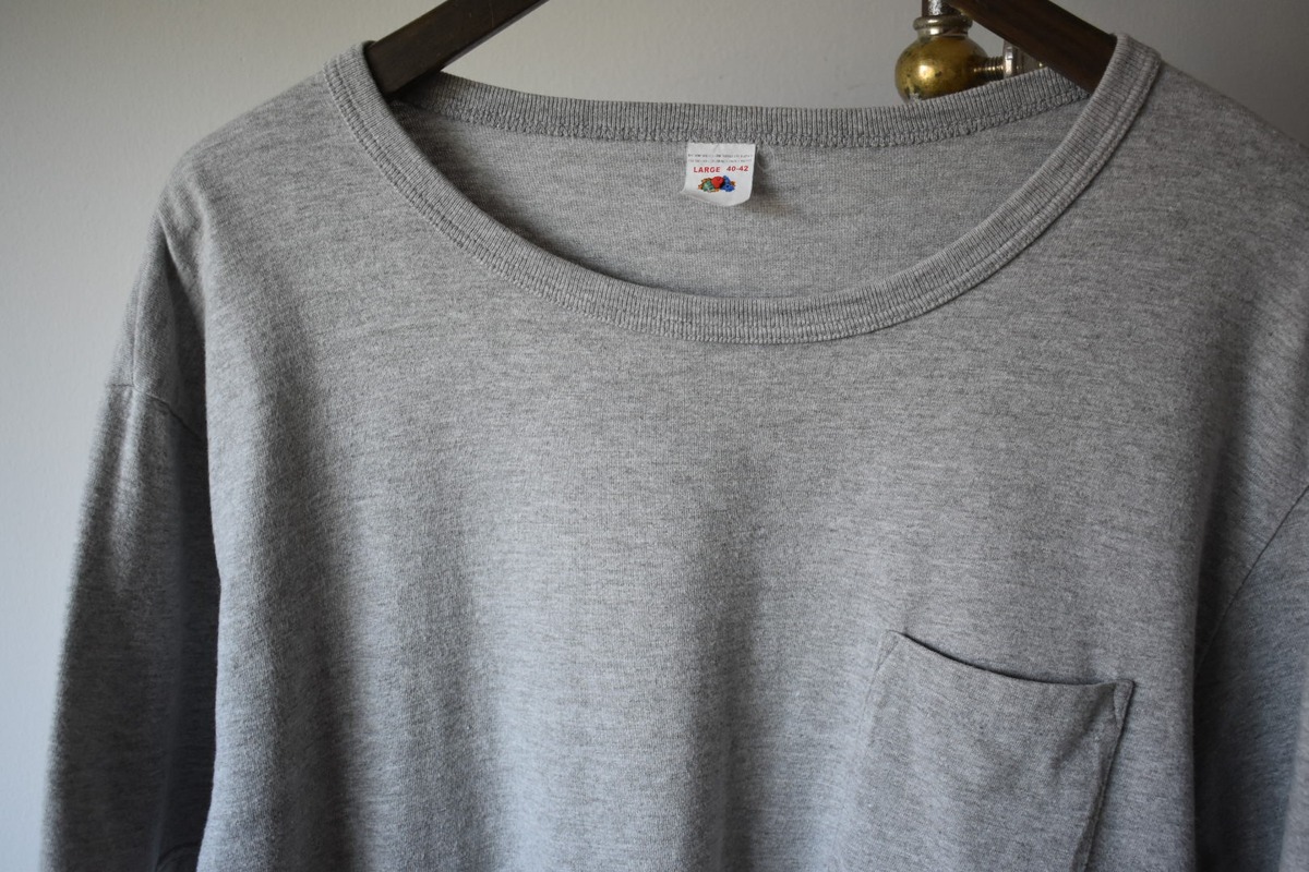FRUIT OF THE LOOM Pocket T-shirt | used & vintage select shop Guara