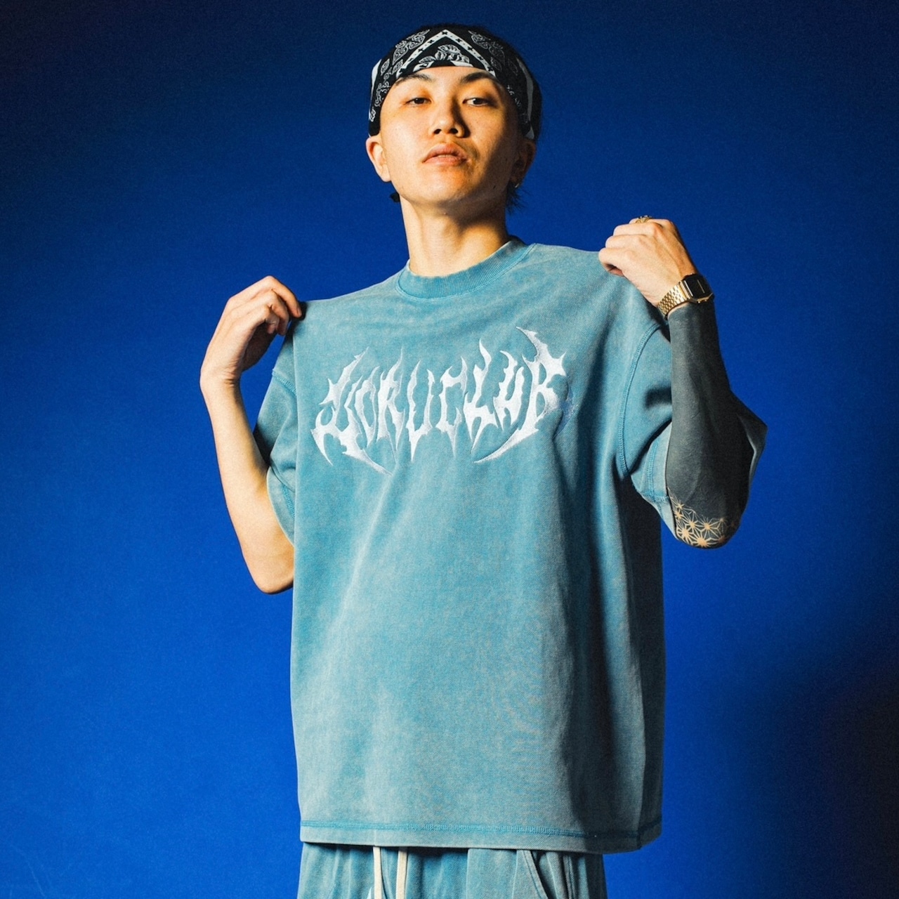 SPARKED LOGO PIGMENT TEE