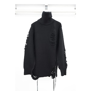 [D.HYGEN] (ディーハイゲン) ST103-0123A Merino Wool Knitted High Neck Pullover