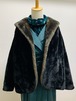 50's Vintage BORGANA Faux Far Coat Short Length Made In USA