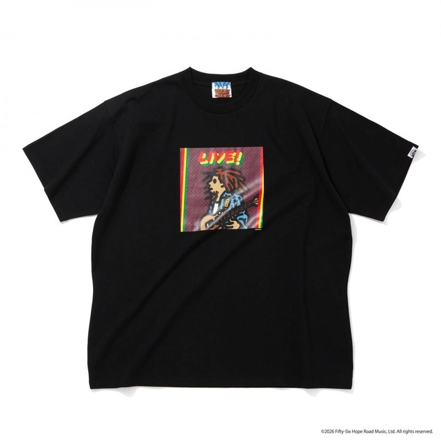 【CITY COUNTRY CITY】CITY COUNTRY CITY x BOB MARLEY_COTTON T-SHIRT_LIVE!