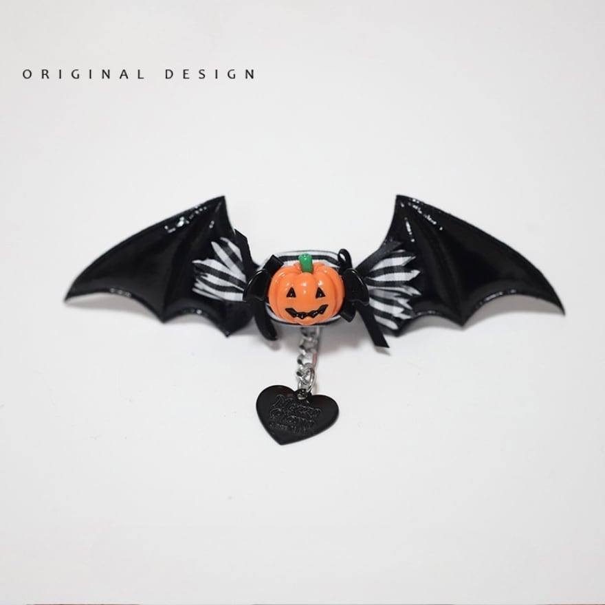 ハロウィン パンプキン ヘアクリップ 2個1組 ヘアアクセサリー イベント パーティ