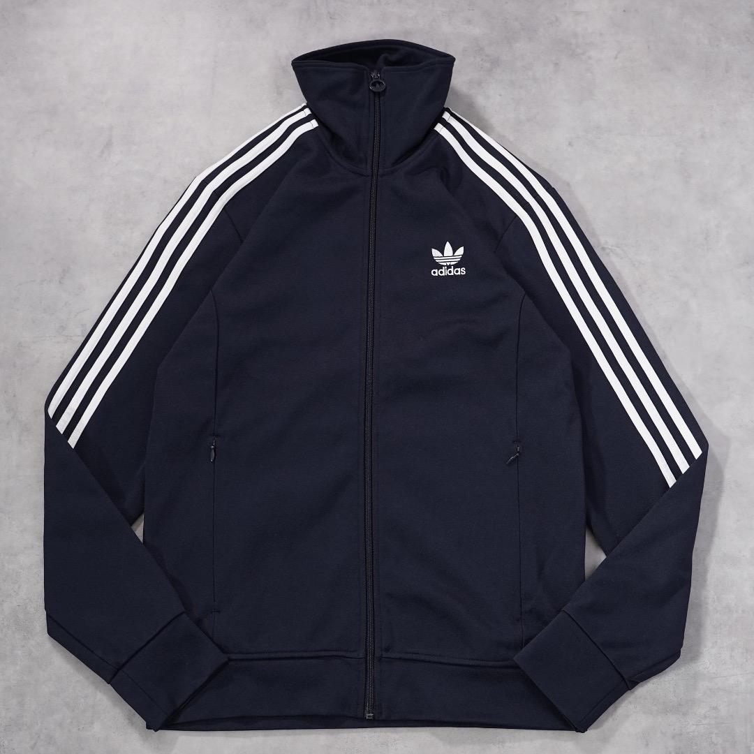 アディダス スウェット 古着 ビッグロゴ プリント XL 白 黒 16521 | fuufu