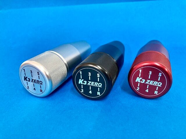 新商品 K3zero アルミシフトノブ ジムニー Jimny Jb64w Jb74w Mt車用 シルバー ブラック レッド ケイスリー K3 ジムニーパーツ専門店