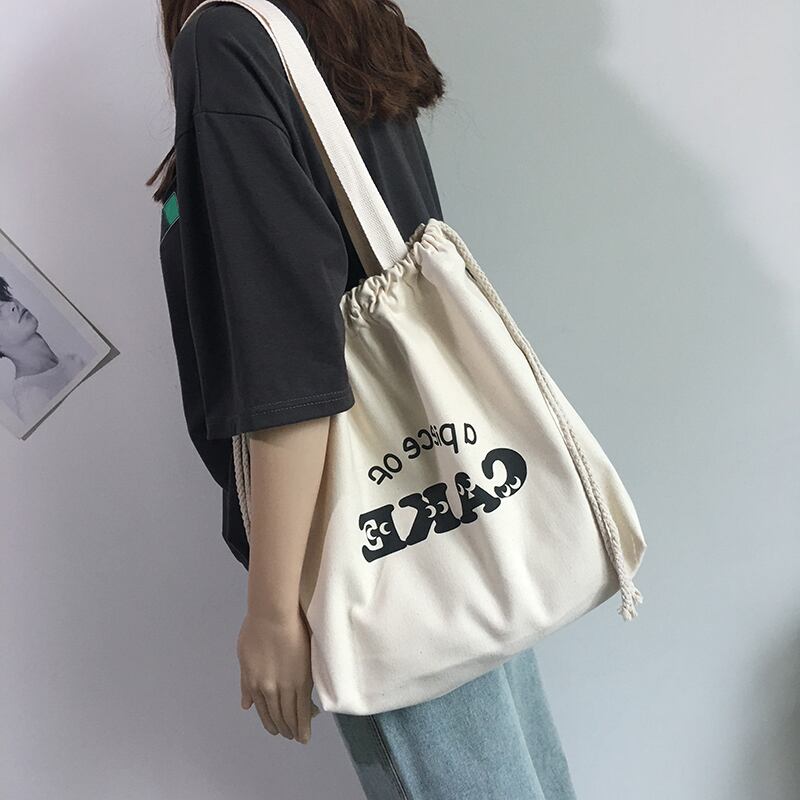 ≡新品 原宿系トートバッグ 巾着タイプ ≡セカンド ボストン