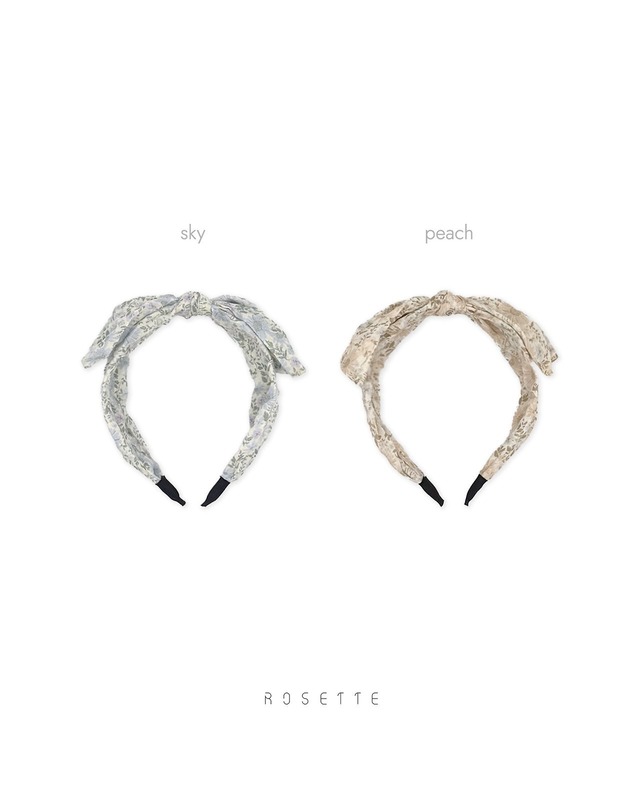 ROSETTE 2nd［取寄］shabette hairband 26summer
