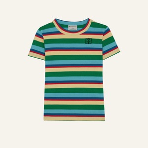 即納【The Campamento】Multicolor Striped Tshirt / Tシャツ / カンパメント