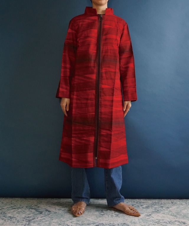 【送料無料】70's red dress coat