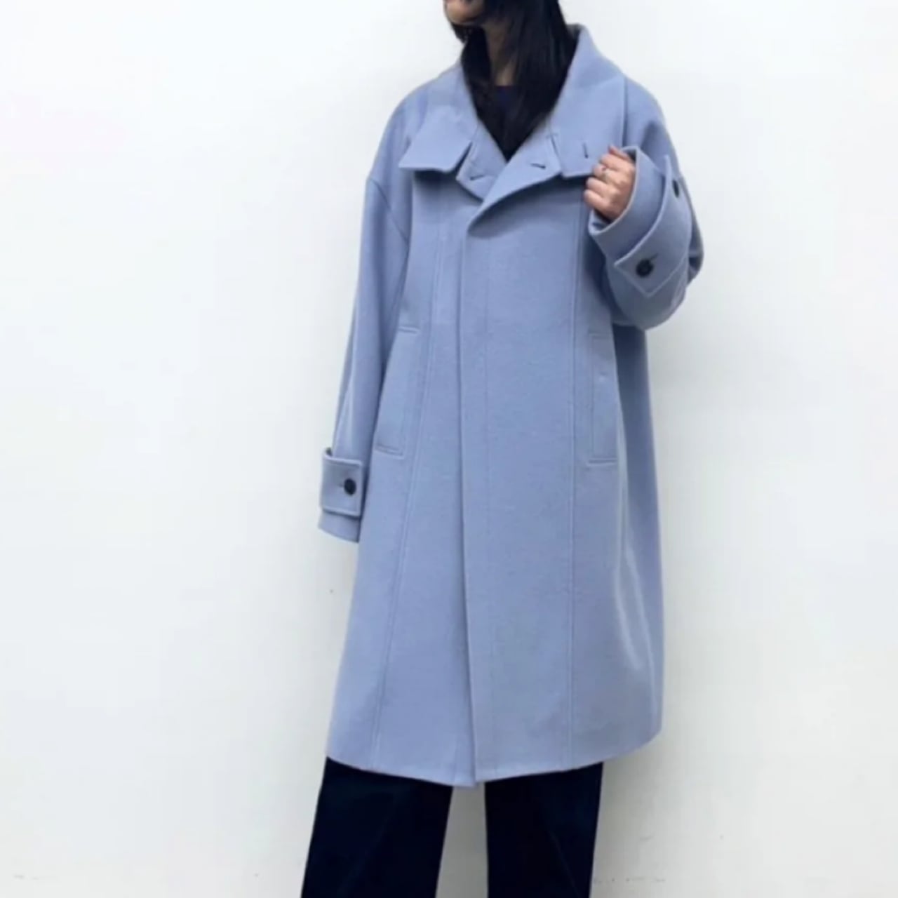 ウィーゼル毛皮　ロベルタディカメリーノ　リバーシブルジャケット　ブルー アウター | GENERALE(ジェネレル)