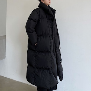 Warm standing collar thick cotton coat