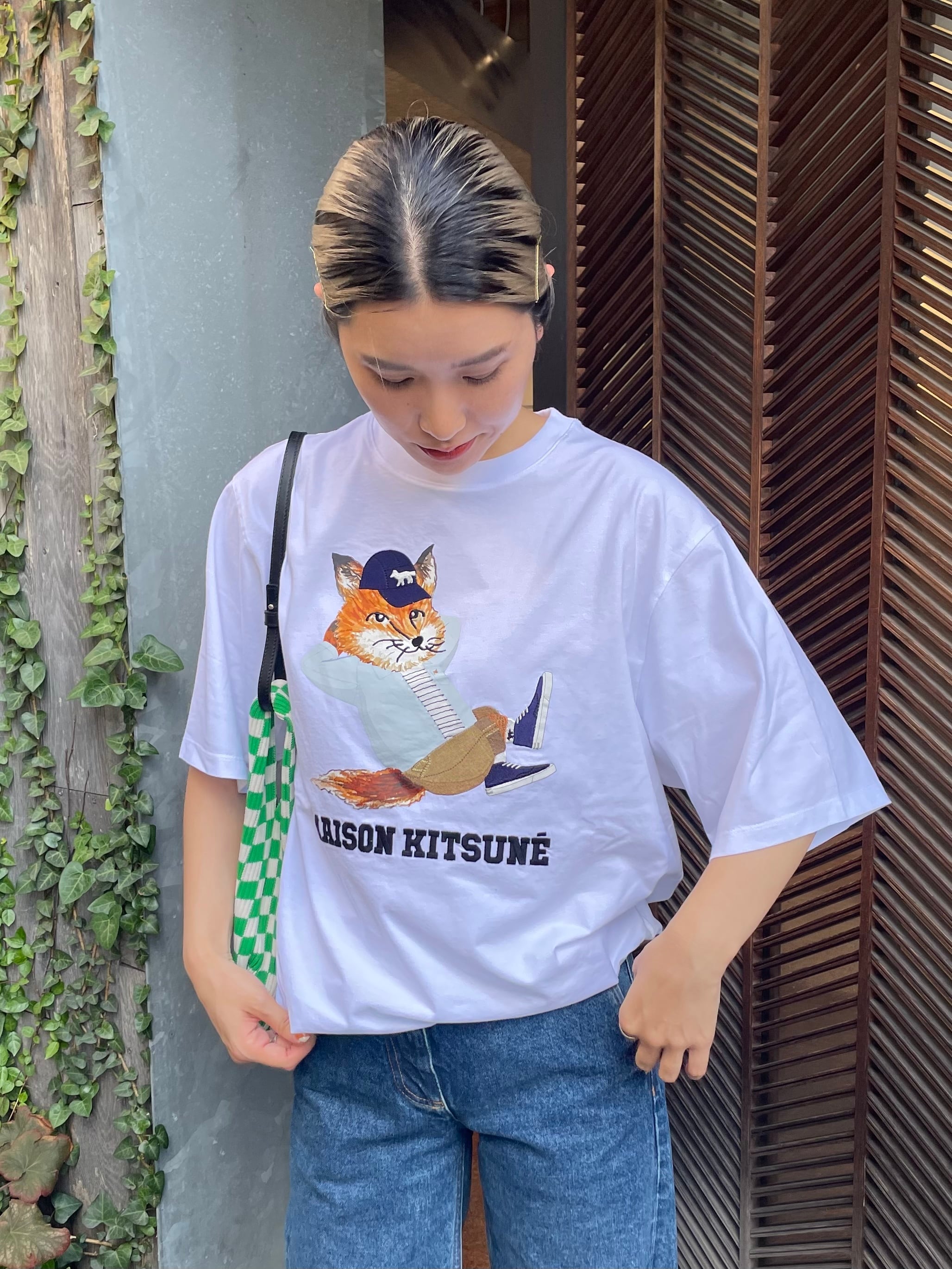 MAISON KITSUNE メゾンキツネ / FOX PRINT CLASSIC T SHIRT | TRENT 