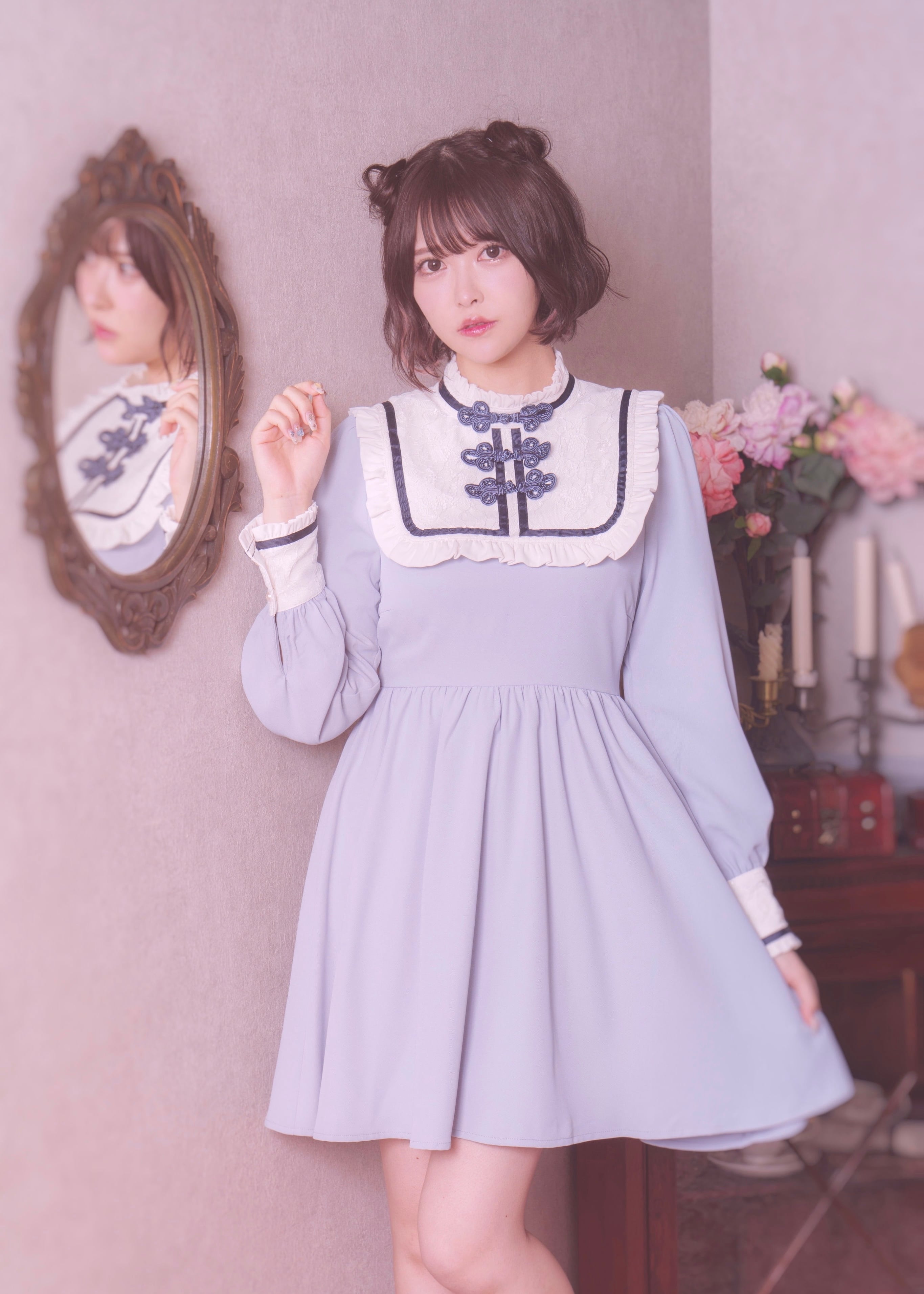 【ManonMimie】Girly China One-piece