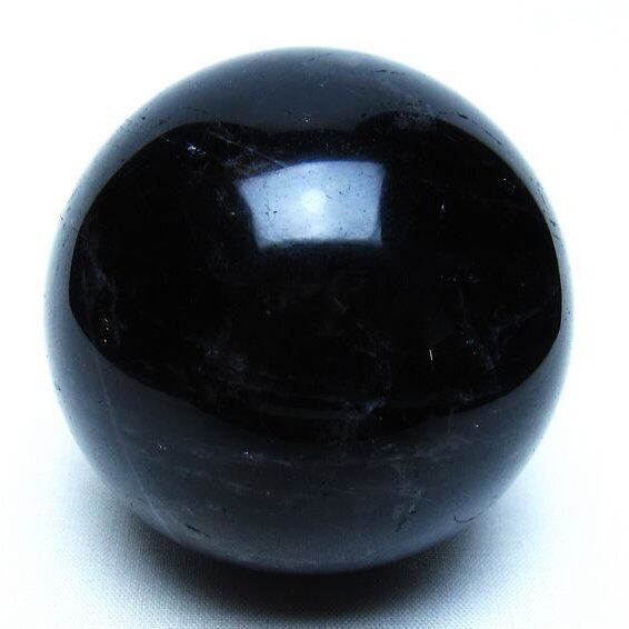 モリオン 黒水晶 丸玉 65mm 一点物 151-9571