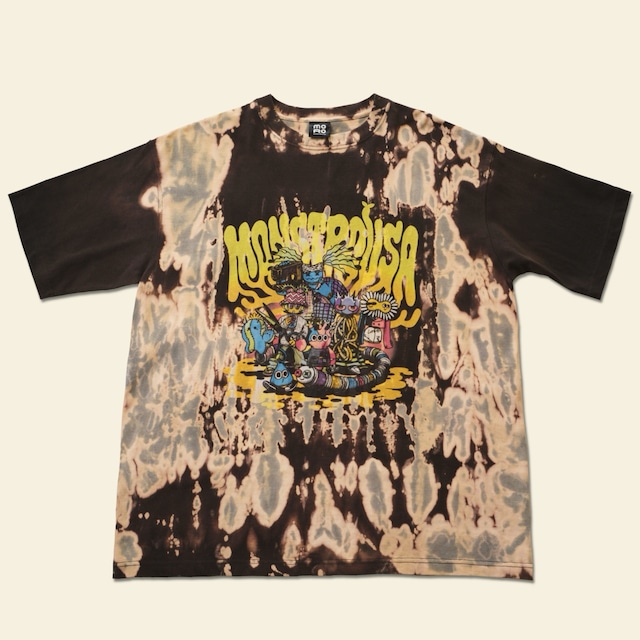 【一点物】Art TAG T-shirts 【Patchy Bleach1】