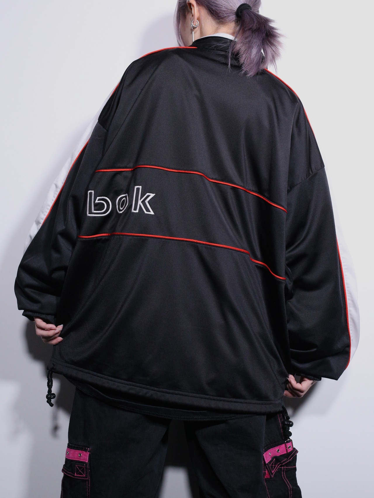 ”Reebok” 刺繍 logo design track jacket - 7