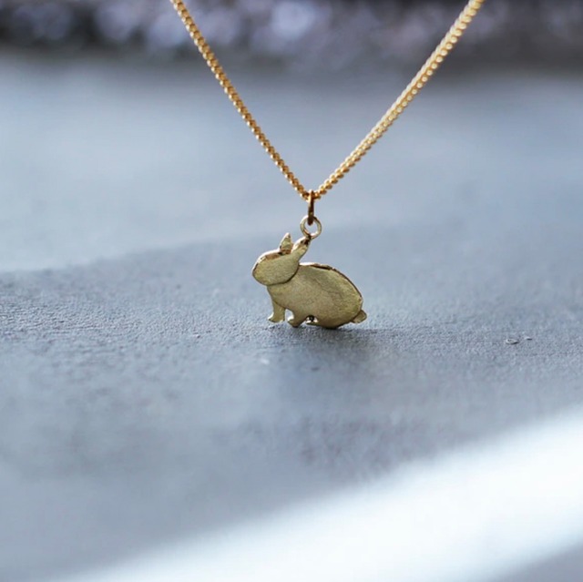 おすわりうさぎ｜ネックレス｜N612