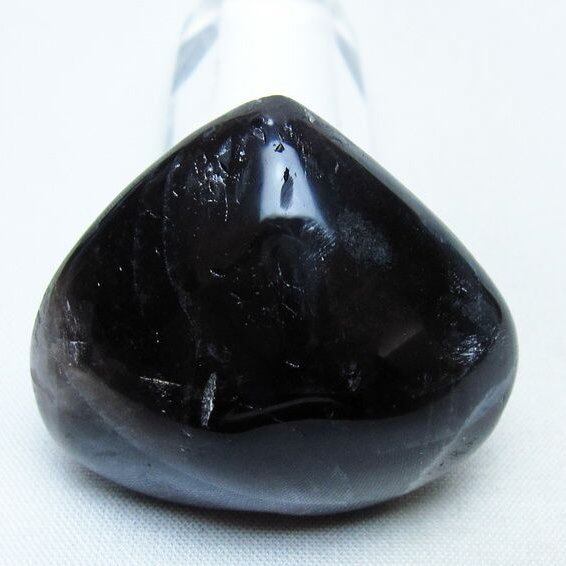 モリオン 置物 ハート 黒水晶 一点物 145-1906