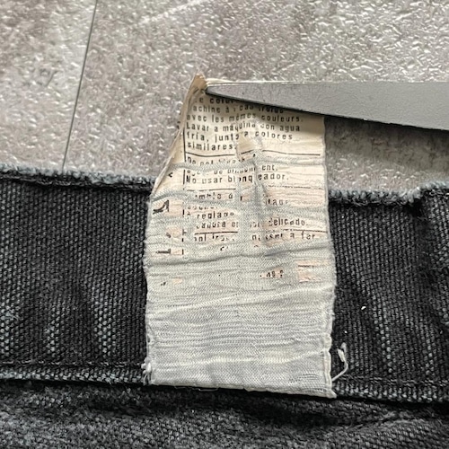 00s USA製 ブラック ダブルニー Carhartt B01 BLK w30 詳細写真12