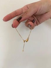 SS マグネットスライドスクエアチェーンブレスレット
