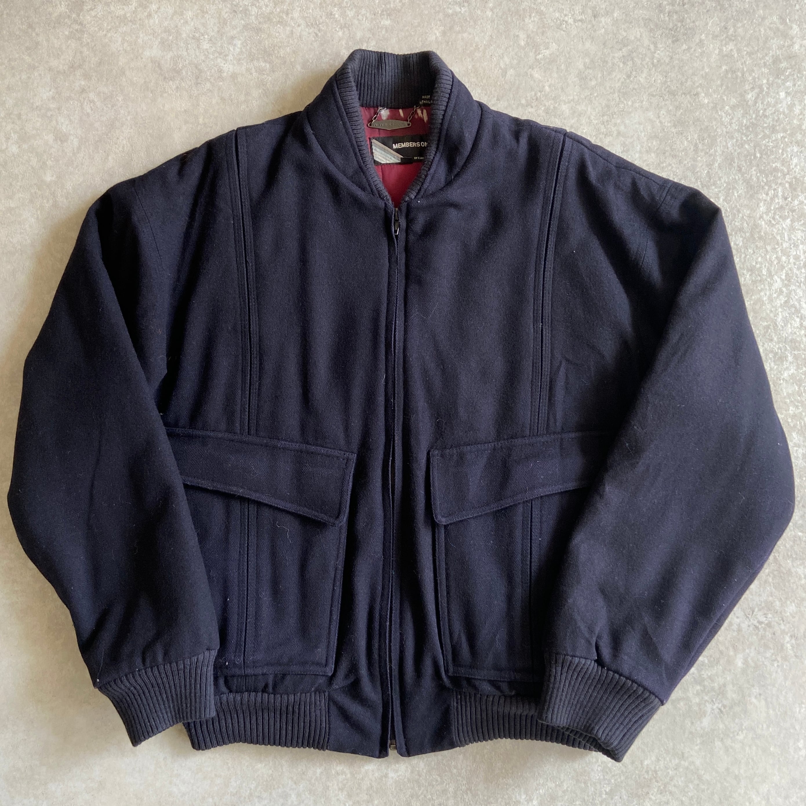 1980s Members Only Wool Jacket L位 G485