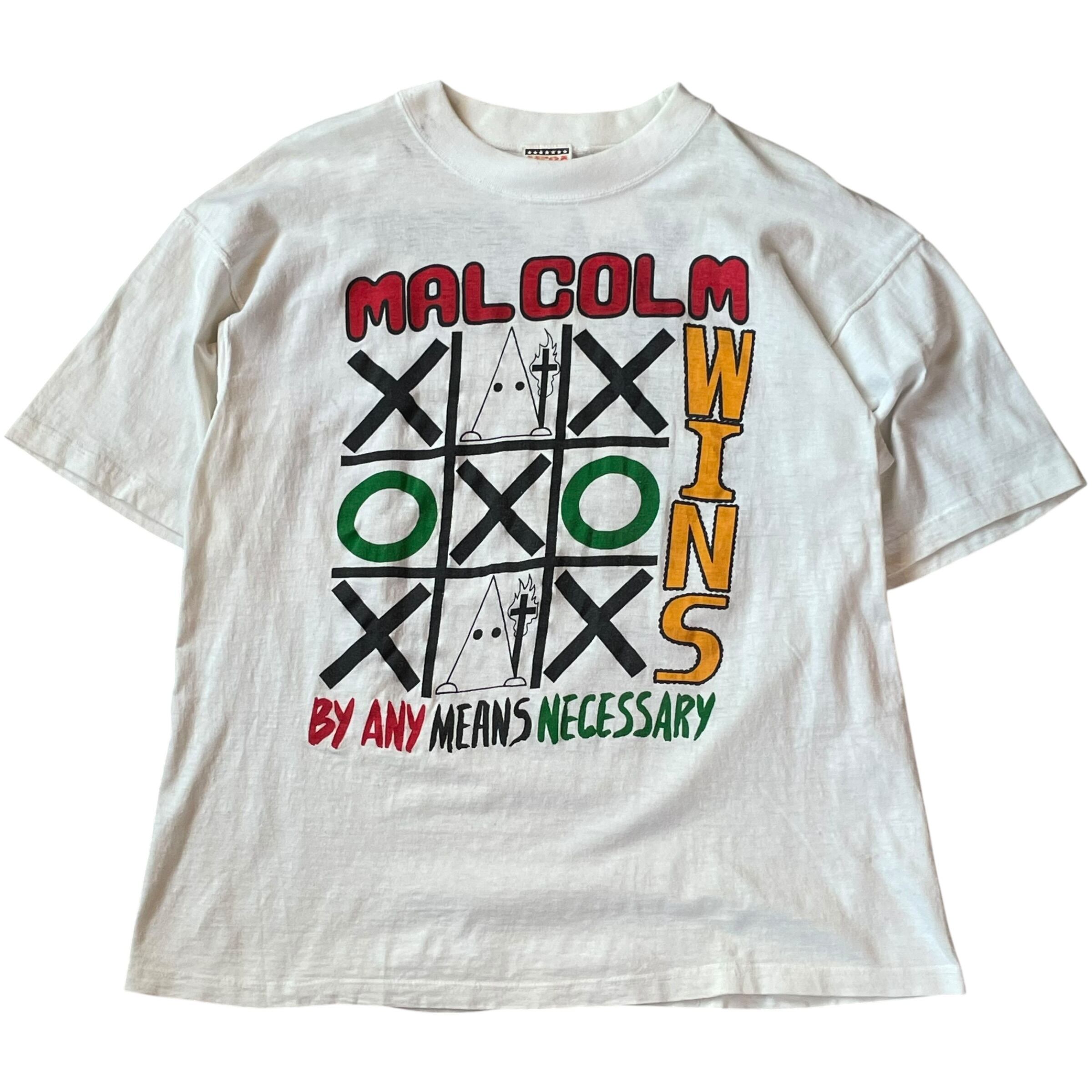 90s unknown "MALCOLM WINS" Souvenir T-shirt