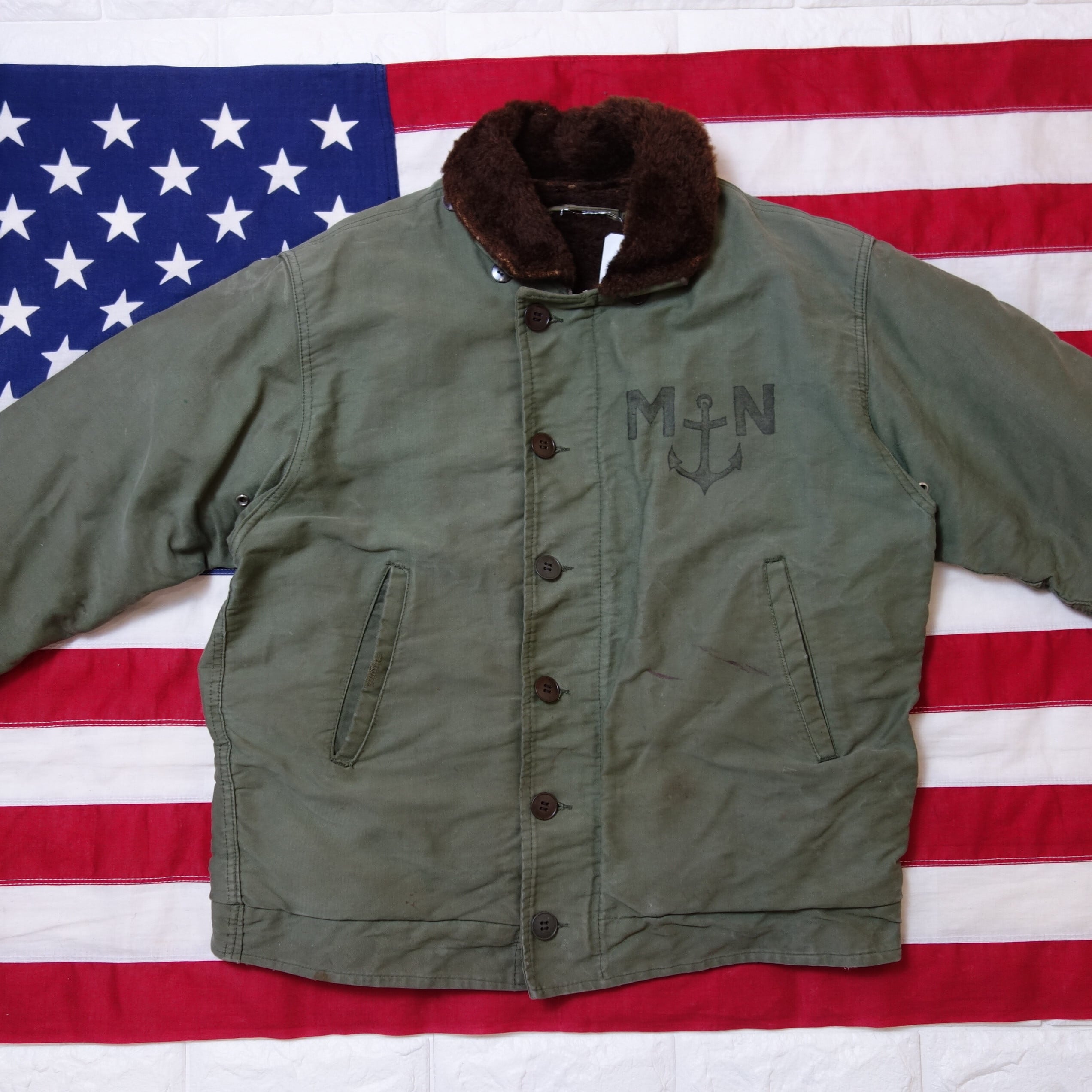 60's French Army Navy Deck jacket Vintage フランス軍 デッキ