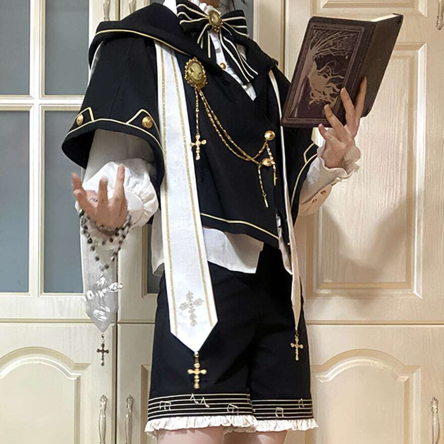 国内発送】 皇子系 王子系 少年装 prince ホワイト セットアップ