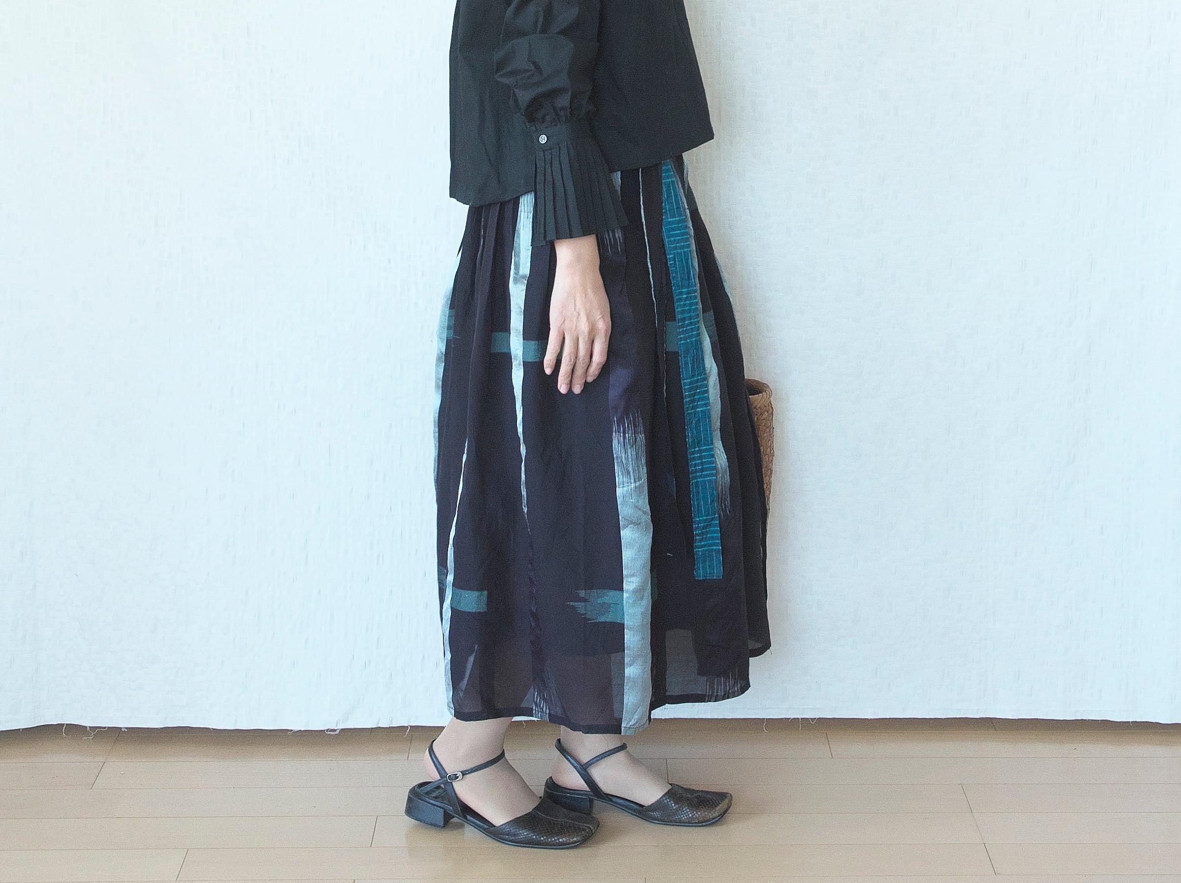 0839 プリーツラップスカート