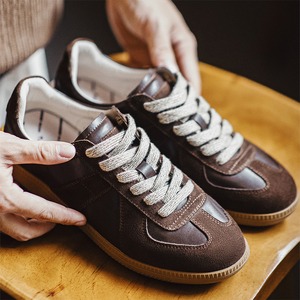 Classic German Trainer Brown Sneakers / クラシック ジャーマン トレーナー ブラウン シューズ