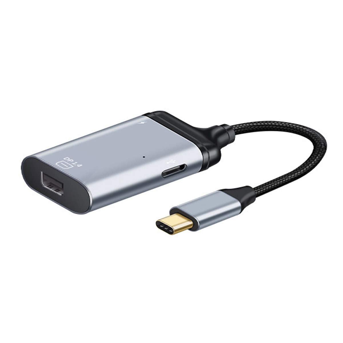xiwai USB-C Type C - Mini DP Displayport モニター コンバーター アダプター 4K 2K 60hz メスPD電源ポート付き