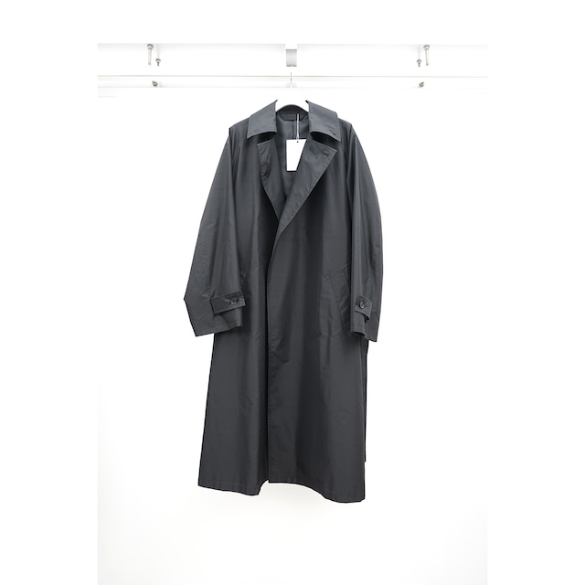 [Blanc YM] (ブランワイエム) BL-24S-SSWTC Silk Shantung Wrap Trench Coat