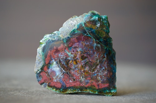 インドネシア産コラウッド(珪化木/自然銅/クリソコラ等) Petrified Wood / Native Copper 1984