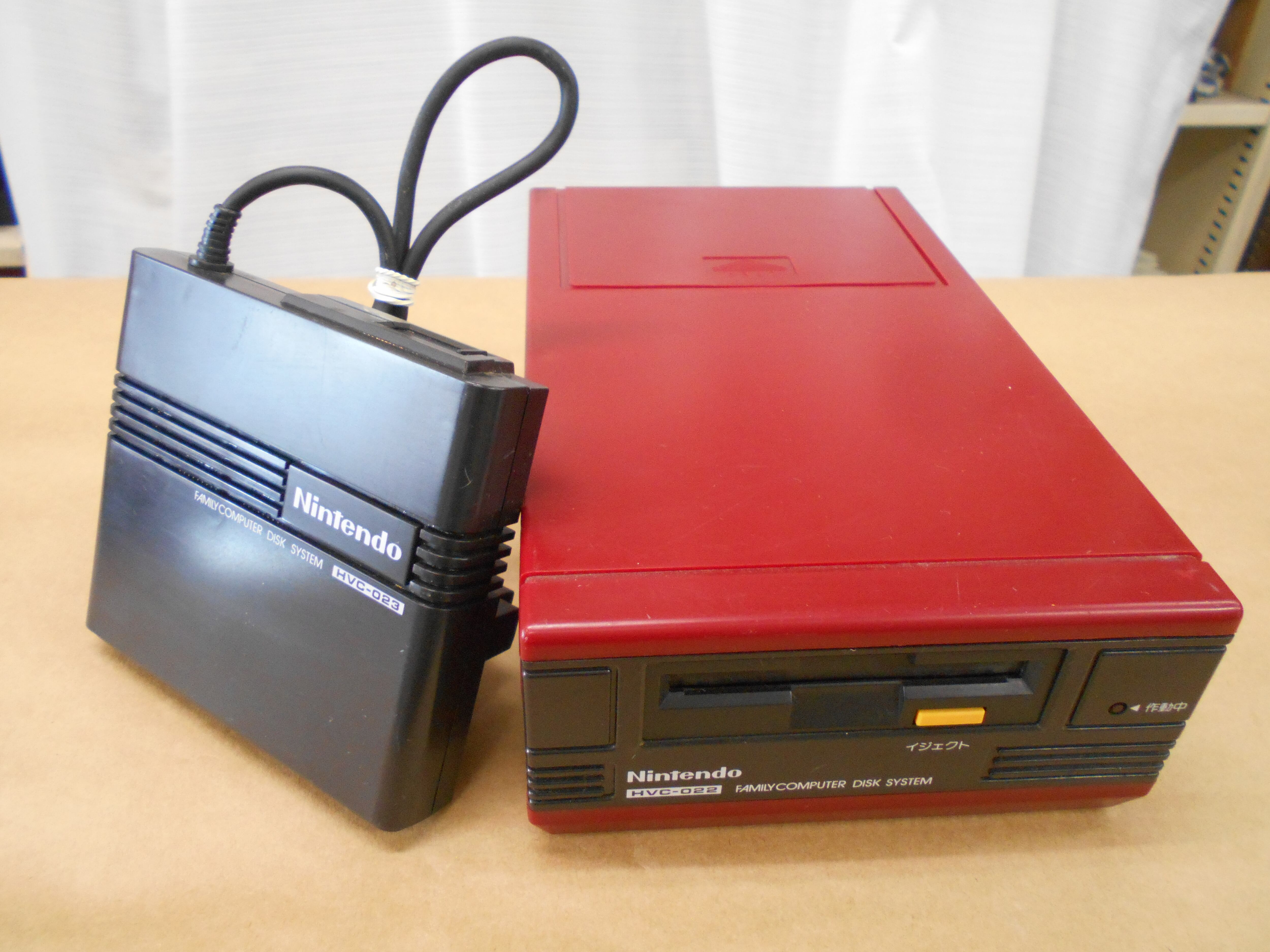 ジャンク品】Nintendo HVC-022 あったかく ディスクシステム 赤