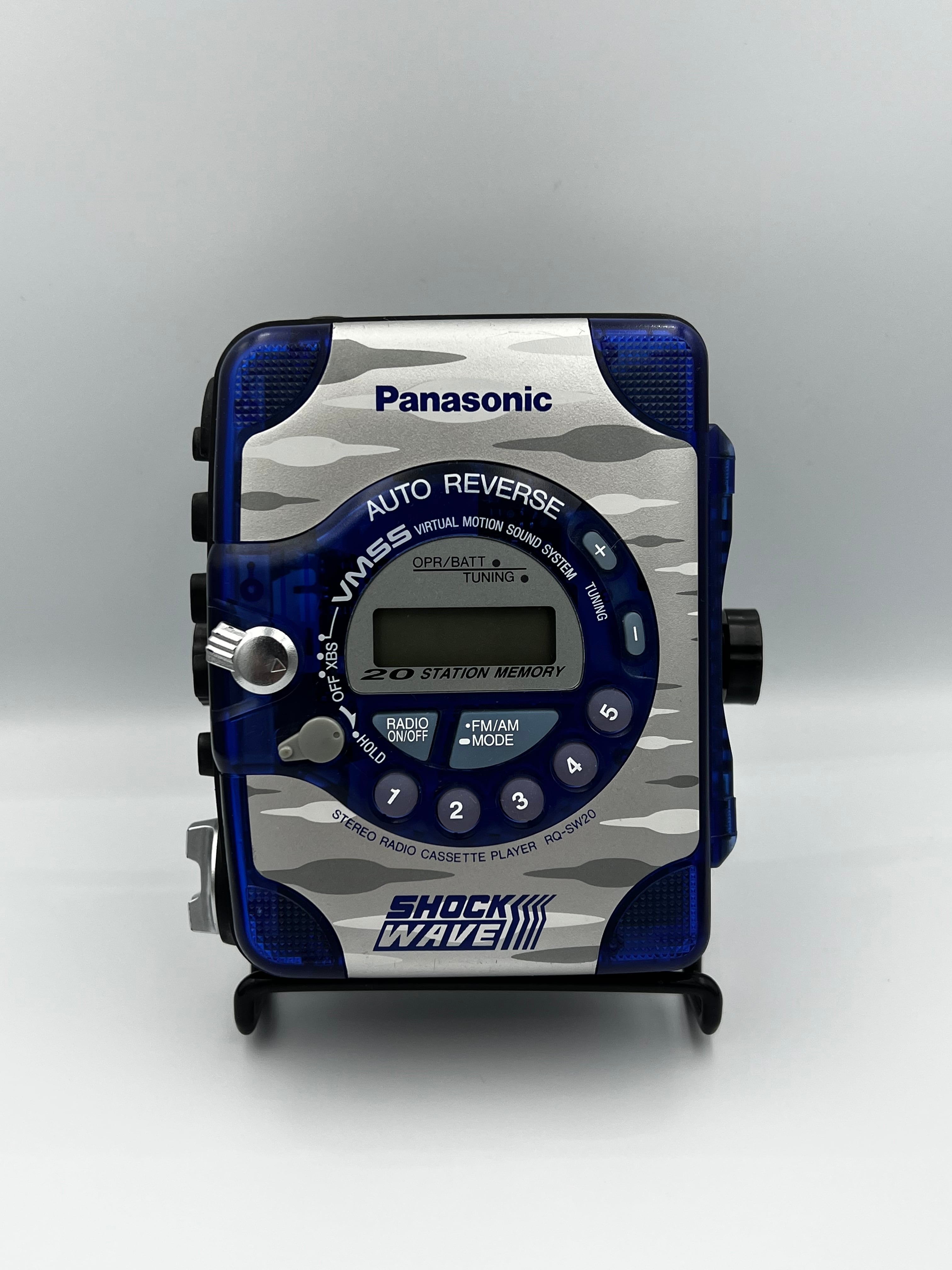 Panasonic SHOCK WAVE RQ-SW20 限定ブルー カセットプレーヤー