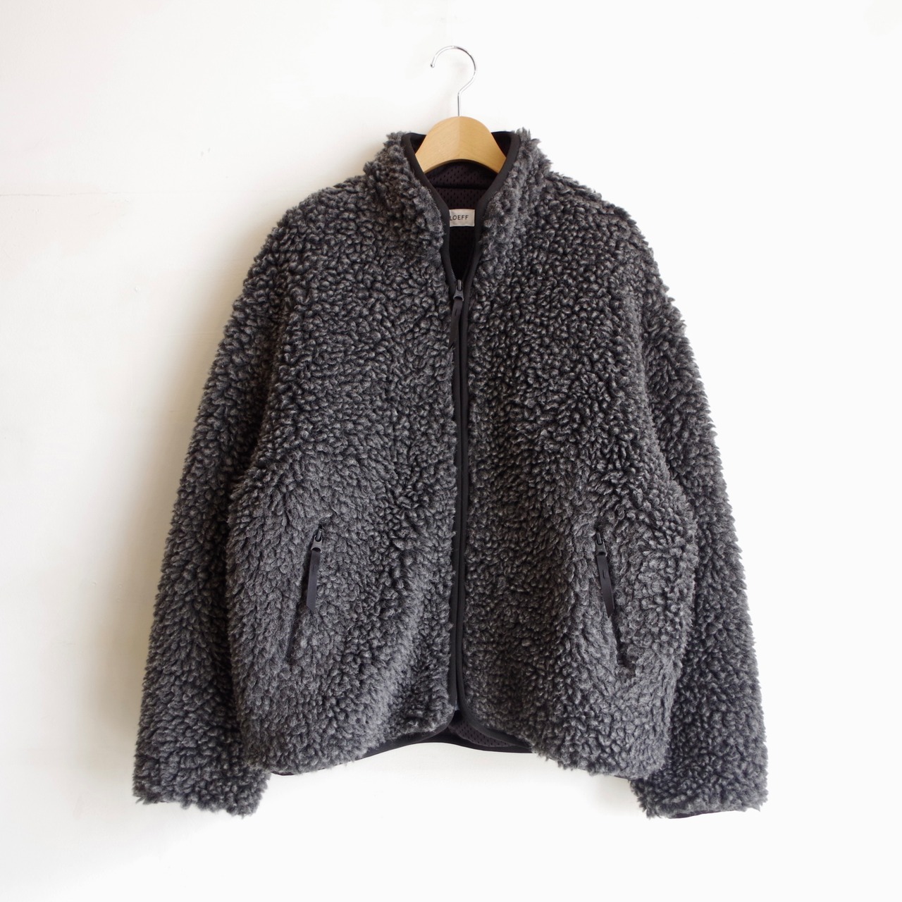 LOEFF  Boa Zip Blouson DK.Gray