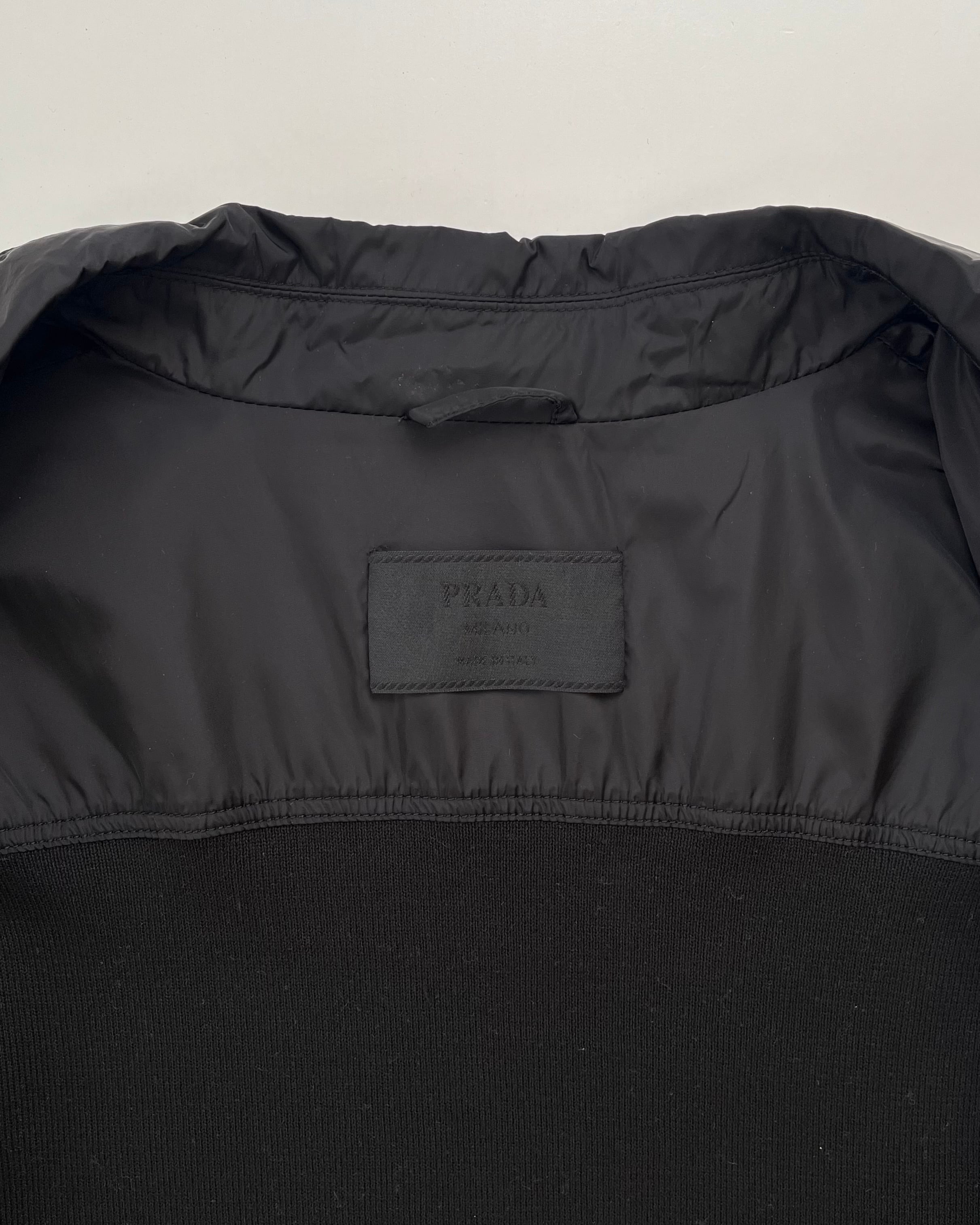 PRADA Early 2000s Cotton Nylon Hybrid Trucker Jacket | PAY ID