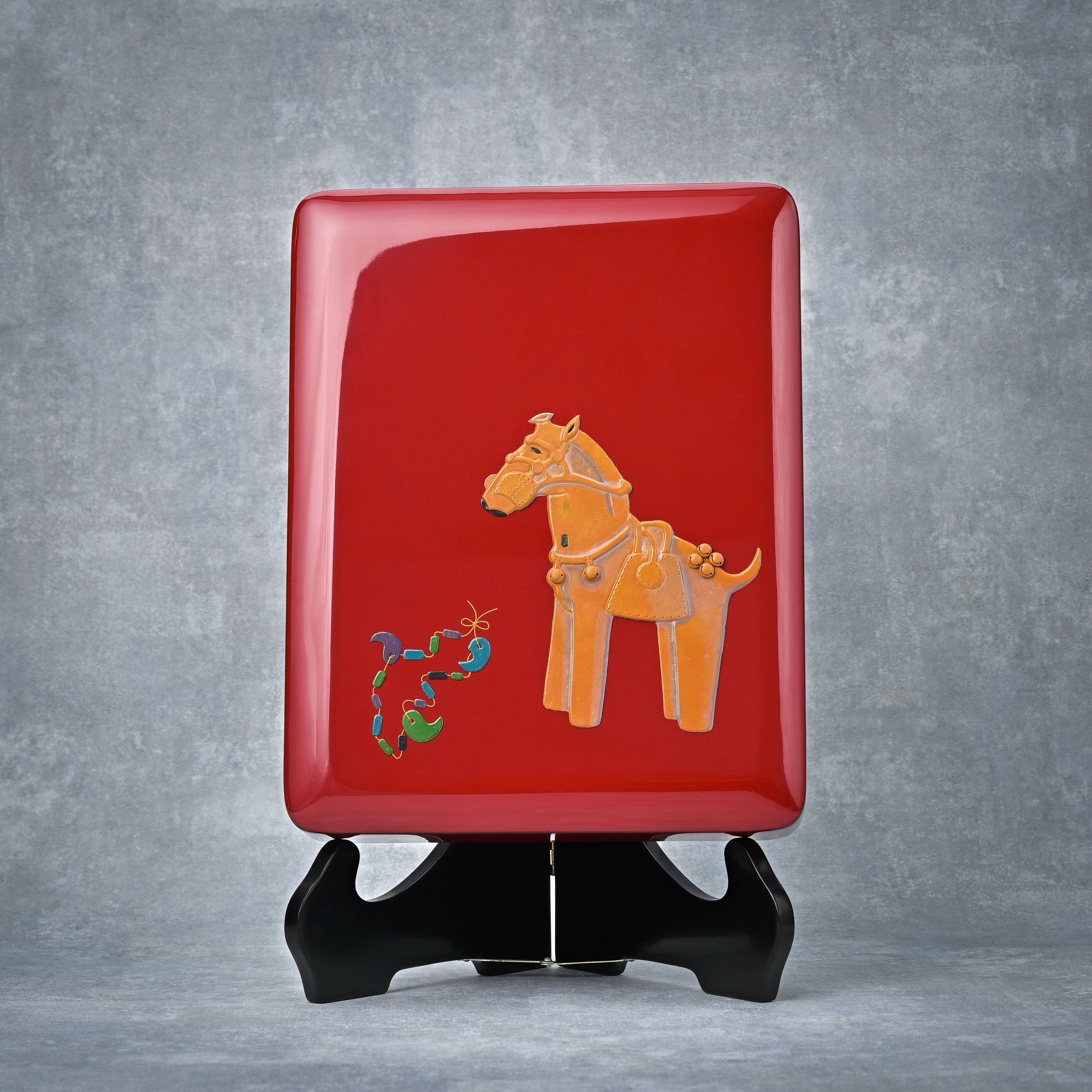 琉球漆器　文箱 重箱 – 角萬漆器