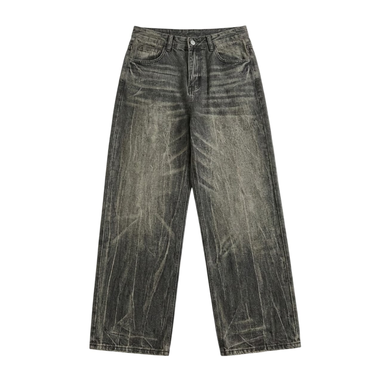 Antique design denim pants 0013