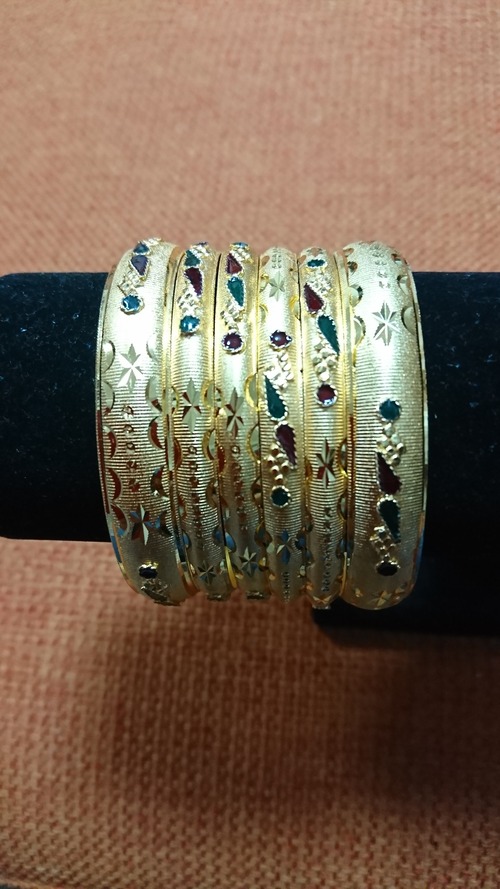 GOLD BRACELET BANGLES (色柄デザイン)