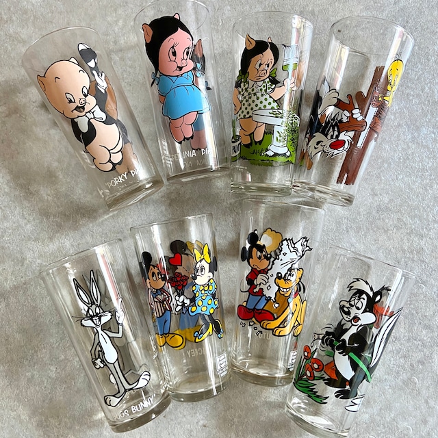©1978  Pepsi Collector Glass Disney　H650