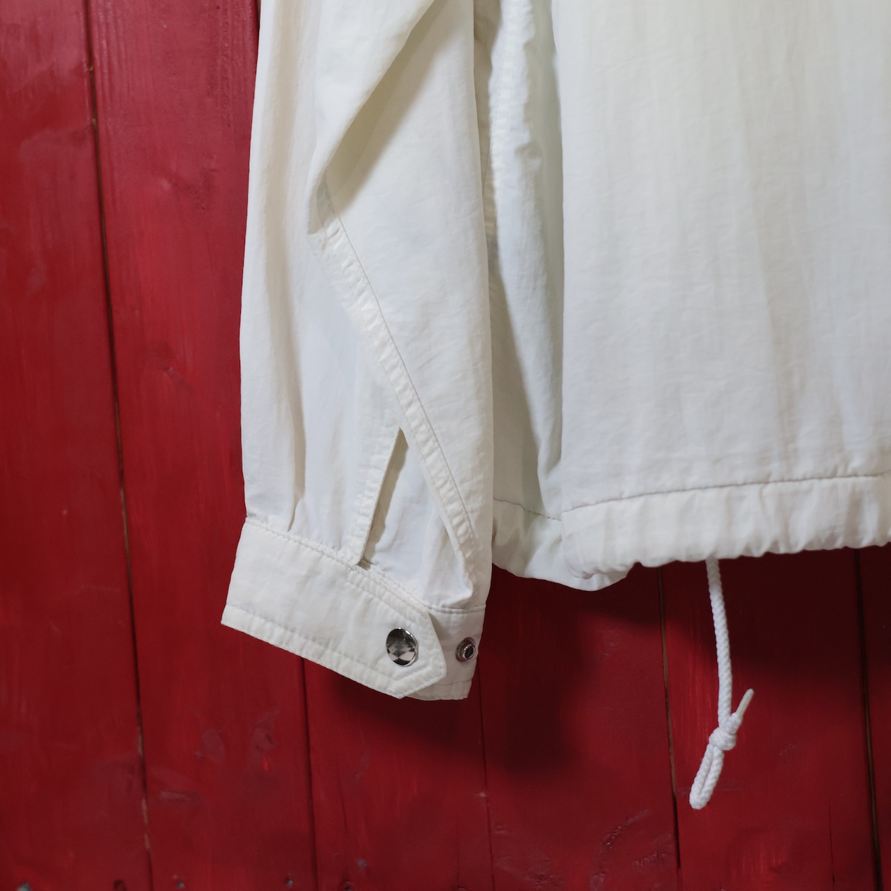 90s POLO RALPH LAUREN ナイロンジャケット ツートンカラー ドローコード M