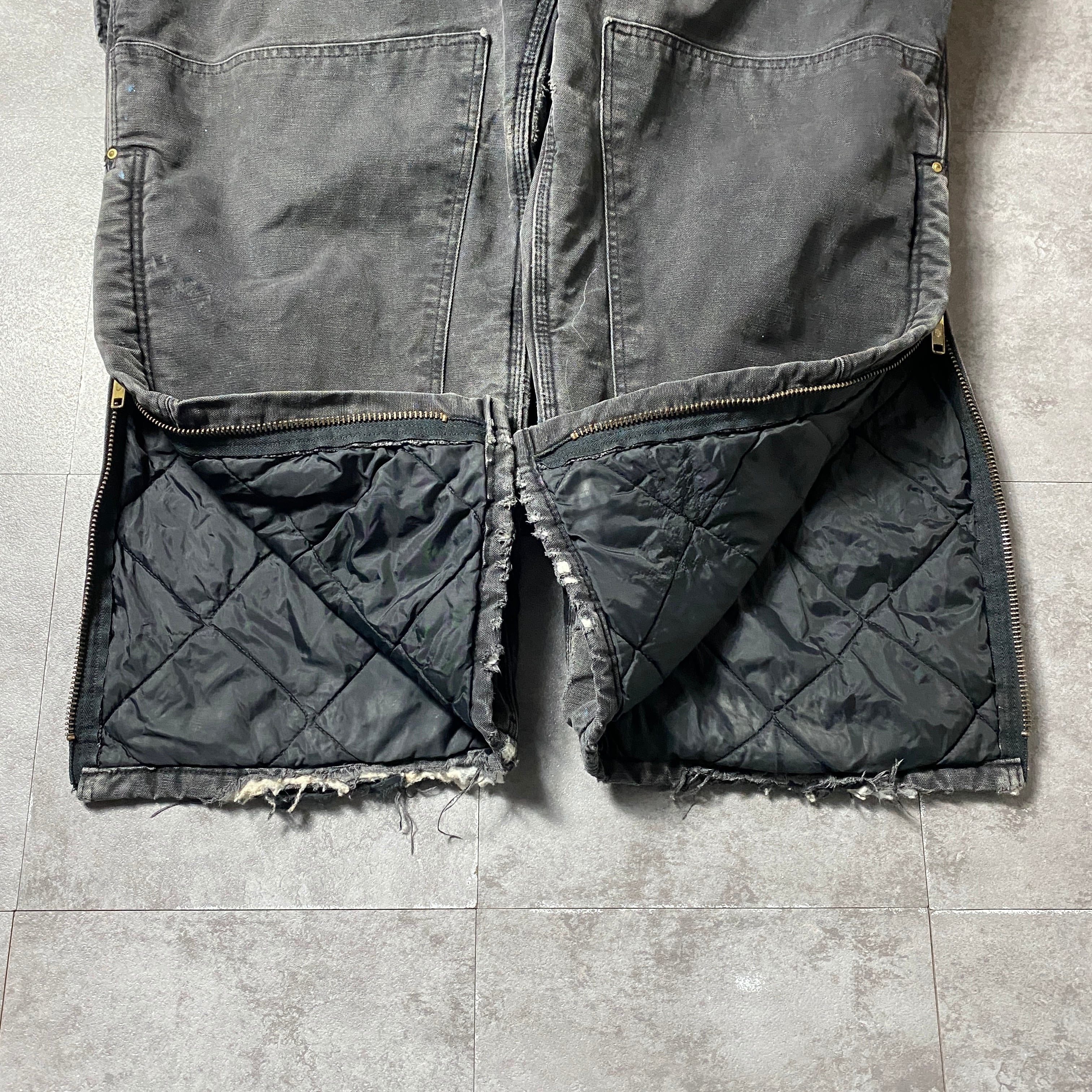 50×30】【USA製】00's carhartt カーハート ボタンフライ ダブルニー