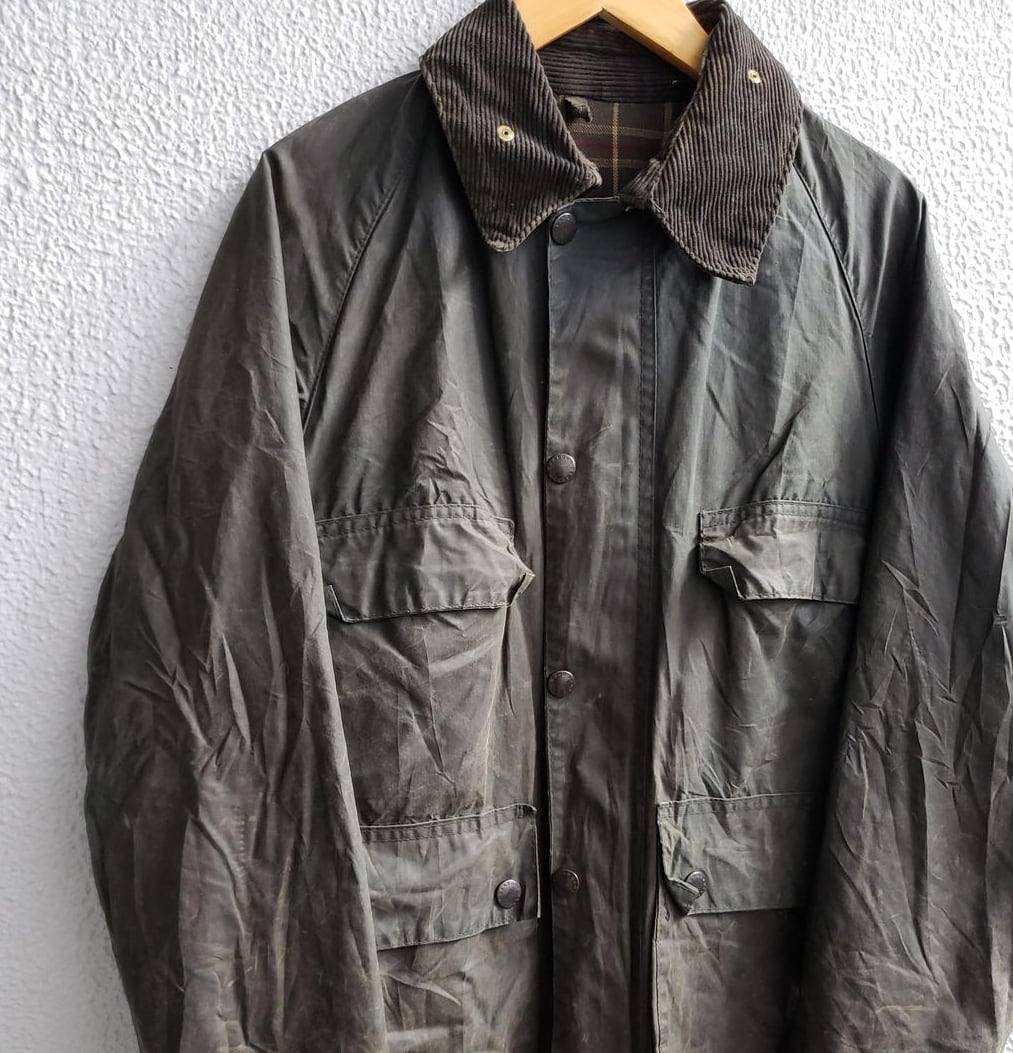 80s　Barbour bedale　バブアー　ビデイル　4ポケット　c38