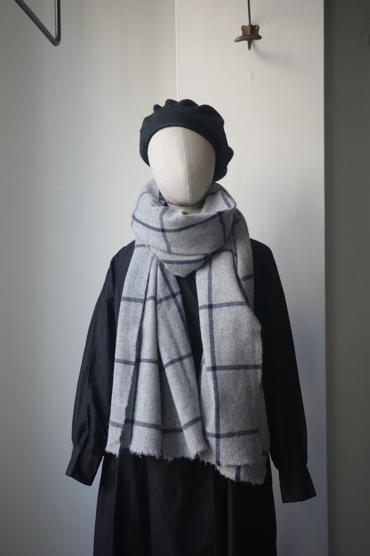 genre ジャンル / STOLE(GREY×NAVY)