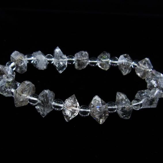 オイルインクォーツ ブレスレット 石油入り水晶 ブレス 一点物  おまかせ便 111-33540