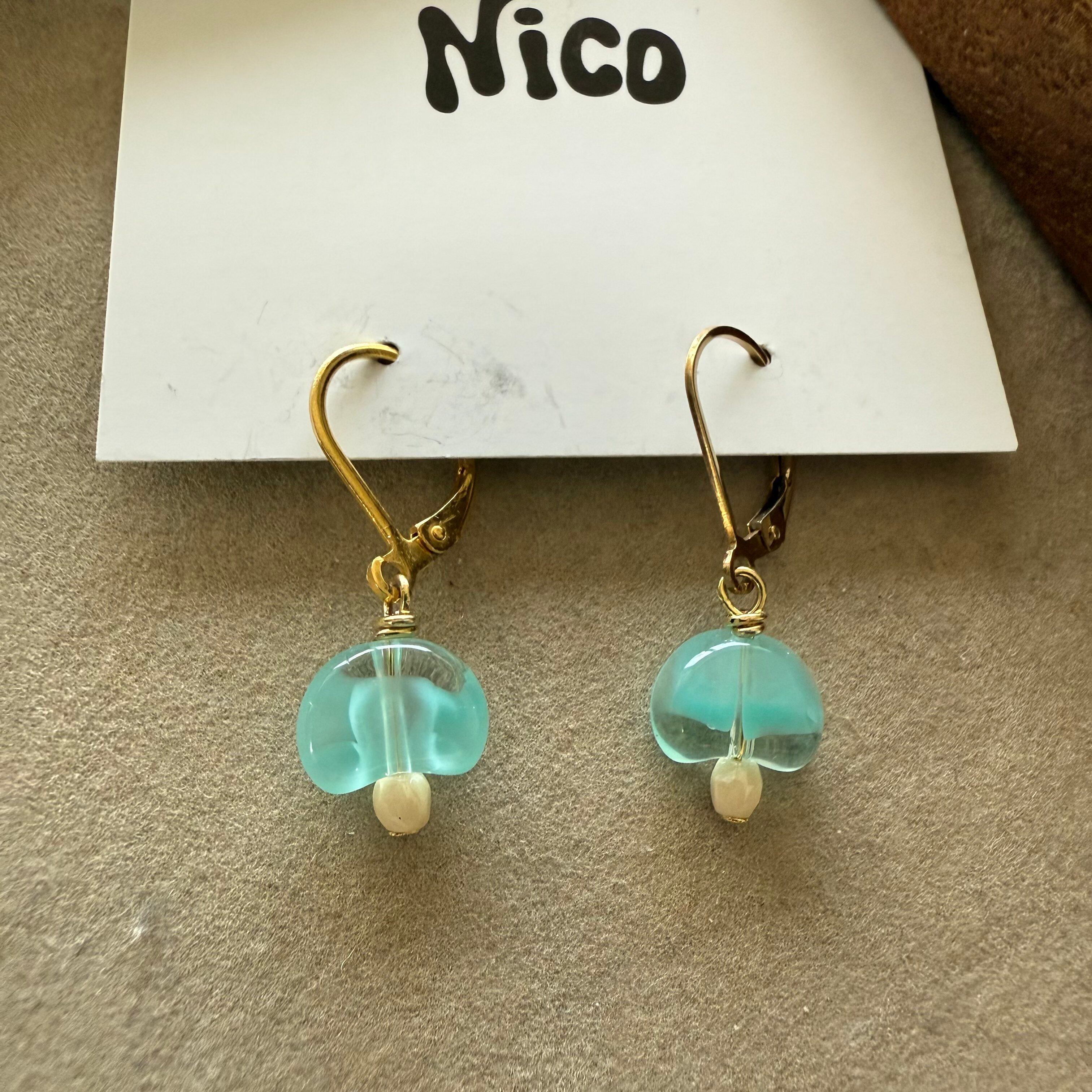 NC26105【サージカルステンレス:ゴールド】nicoピアス
